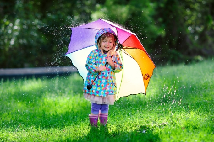 Umbrella and rain coat prepared from Waterproof fabrics