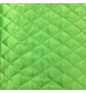 Quilted fabric satin double sided