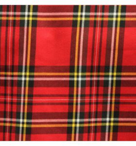 Excellent quality viscose tartan fabric in checks.
